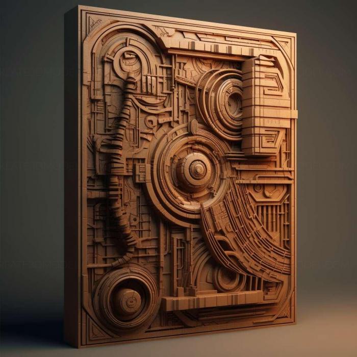 نموذج ثلاثي الأبعاد لآلة CNC 3D Art 